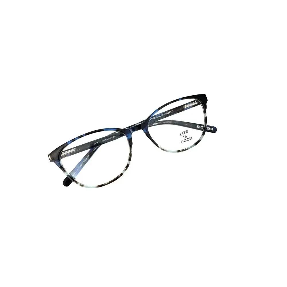 NEW Life is Good Kate Blue Tortoise Eyeglasses